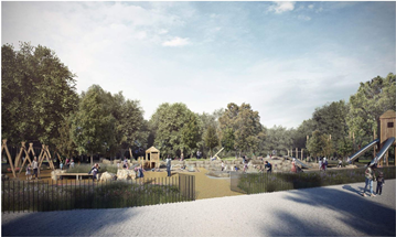 Peckham Rye regeneration - new playground